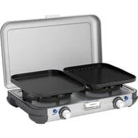 Camping Kitchen 2 Grill & Go CV, Gaskocher grau/schwarz, 2x 2kW