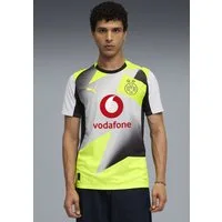 PUMA Fußballtrikot BVB AWAY JERSEY REPLICA für Fußball, Kurzarm, Rundhalsausschnitt, mit Print-Applikationen