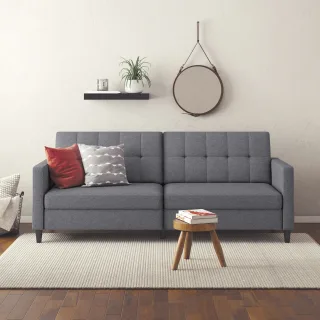 Dorel Home 3-Sitzer "Hartford II" Bettfunktion, Rückenlehne 2-teilig, 3-fach verstellbar, Sitzhöhe 43 cm
