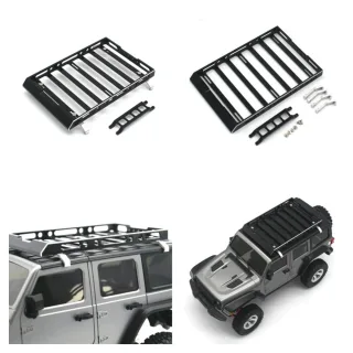 Upgraded Metal Simulation Luggage Rack for JJRC C8801 C8809 FMS 1/18 Red Rabbit Thunder Storm RC Cars Vehicles Models Sp