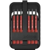 Bit-Satz slimBit electric, Sechsrund Plus rot, 7-teilig