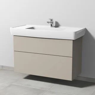 Sanipa 3way Waschtischunterbau zu Laufen Pro A Waschtisch mit 2 Auszügen, Kaschmir-Matt SP7591U