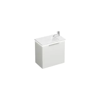Burgbad Mineralguss Waschtisch-Set Eqio Weiß Matt/Alpinweiss, SFPR052F6014C0001 SFPR052F6014C0001