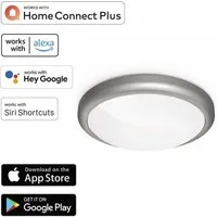 Hama LED Deckenleuchte WiFi LED Deckenleuchte 18W / 120W dimmbar, LED, WiFi LED Deckenleuchte 18W 120W dimmbar Deckenlampe Rund App-Steuerung