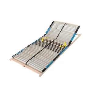 Sleepneo Lattenrost, Buche, Birke, Holz, 7-Zonen, 140x200 cm, Hergestellt in Deutschland, Blauer Engel, TÜV Süd, Federholzleisten verleimt, Federleisten mit Duokappen, individuelle Liegehärteeinstellung, Mittelgurt, verstellbar, Schlafzimmer, Lattenr
