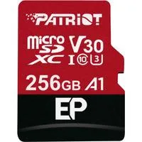 EP Series 256 GB microSDXC, Speicherkarte rot/schwarz, UHS-I U3, Class 10, V30, A1