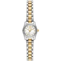 MICHAEL KORS Quarzuhr MICRO PETITE LEXINGTON MK4903, Armbanduhr, Damenuhr, Edelstahlarmband, analog, Glassteine
