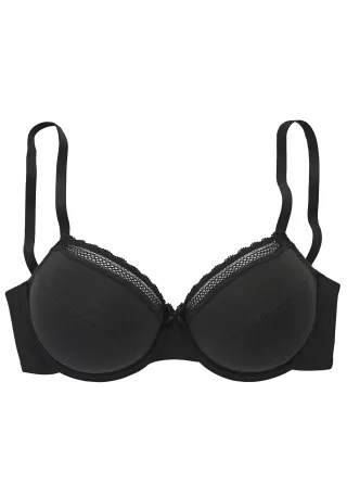 LASCANA - VIVANCE Bügel-BH black - Gr. - 85B