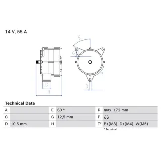 Bosch Lichtmaschine Mercedes T2/L