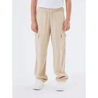 Name It Cargohose NKFBELLA ST TWI CARGO 8262-BU NOOS mit elastischem Bund zum einfachen Reinschlüpfen