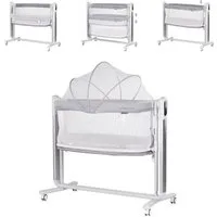 Chipolino Komplettbett Babywiege elektrisch Ultima, Beistellbett Schaukelfunktion Musik Timer