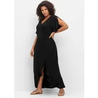 Sheego Strandkleid Jerseykleid Kurzarm