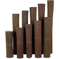 Home4Living Sichtschutzzaunmatten Sichtschutzmatte Weidenmatte H:80-200cm Zaun Windschutz 3/5m, Naturprodukt