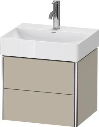 Duravit XSquare Waschtischunterbau wandhängend Taupe Seidenmatt 484x390x397 mm - XS430506060 XS430506060