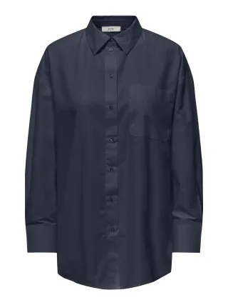 JDY - JDYALEX L/S OVERSIZE SHIRT WVN total eclipse - Gr. - S