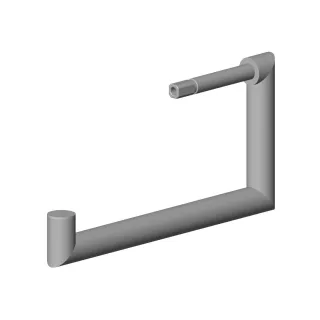 Dornbracht Halter Ersatzteile 90282264100 154 x 80 x 17 mm chr gebürstet 90282264100-93