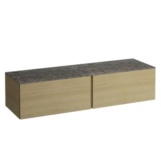 LAUFEN Waschtischunterschrank und Waschtischplatte ALESSI 500x1600x370 H4323300972501