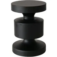 BOLTZE Beistelltisch Moderner Beistelltisch Shaly aus schwarzem Metall - 40 cm