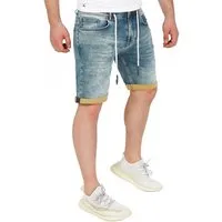 Yazubi Jeansshorts Henry lässige Sweatshorts mit Stretchanteil