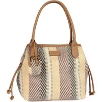 Gabor Shopper Granada Denada (Set, 2-tlg., Highlight: Mini-Me-Shopper-Anhänger für Lippenbalsam & Tücher), Damen Umhängetasche, Schultertasche mit Mini-Me Anhänger