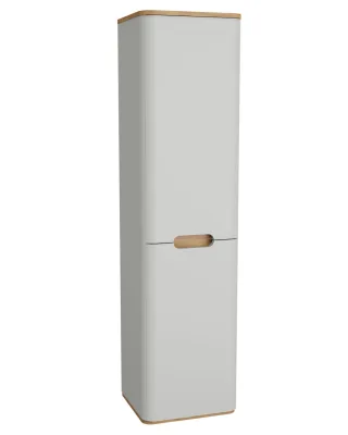 VitrA Sento Hochschrank mit Wäschekorb Türanschlag rechts Hellgrau Matt,66021 66021