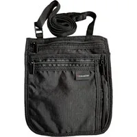 Traveller Brustbeutel Brustsafe Brusttasche Reisetasche Reisepass Geldbörse 4 Fächer, verstellbare Umhängetasche