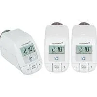 Smart Home Heizkörperthermostat Basic (HmIP-eTRV-B), Heizungsthermostat weiß, 3er Bundle