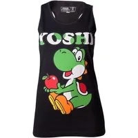 Super Mario T-Shirt Super Mario langes Damen Langes Tank T-Shirt schwarz XS S M