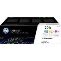 Toner 3er-Pack 410X cyan, magenta, gelb