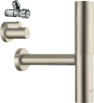 Hansgrohe Design Siphon Set Flowstar Axor Brushed Nickel 51304820