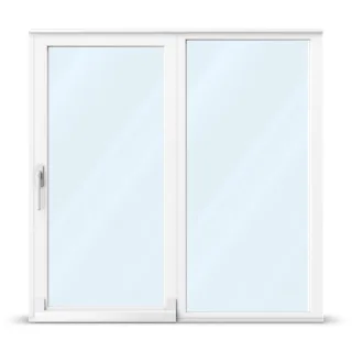 Terrassentür Weiß, Parallel-Schiebe-Kipp-Tür IDEAL® 4000, Kunststoff, Weiß, 1800 x 1800 mm, individuell konfigurieren