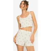 LSCN by LASCANA Shorty (Set, 2 tlg) All-over Print