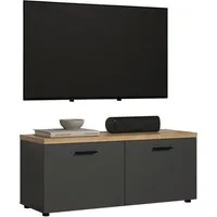 Home affaire Lowboard Bajo (1 St), TV-Lowboard mit 2 Türen und 2 Einlegeböden – (B/T/H) 120/40/50 cm