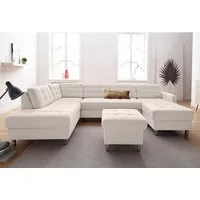sit&more Wohnlandschaft Picasso U-Form, wahlweise mit Bettfunktion und Bettkasten
