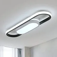 Riserva LED Deckenleuchte Büro Deckenleuchte,Einstellbare Farbtemperatur,ovales Design, LED wechselbar