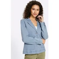 heine Blusenblazer Jeans-Blazer Langarm
