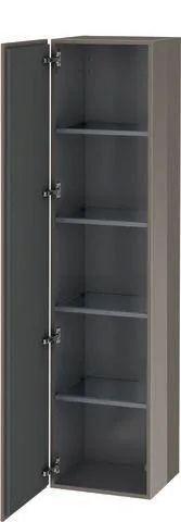 Duravit L-Cube Hochschrank Flanell Grau Hochglanz 400x363x1760 mm - LC1180L8989 LC1180L8989