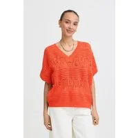 b.young Strickpullover Kurzarm-Bluse BYNERO