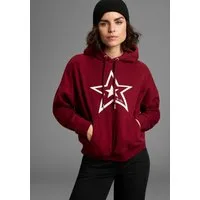 KangaROOS Kapuzensweatshirt mit Stern-Print