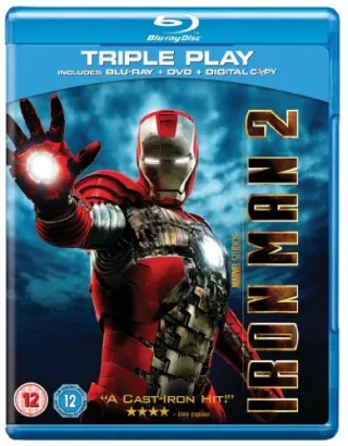 Iron Man 2 - Triple Play (Blu-Ray + DVD + Digital Copy) [UK Import]