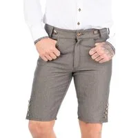 Hammerschmid Trachtenjeans Trachtenhose Herren - FELDWIES - beige/grau meliert