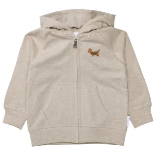 BASEFIELD - Kn.-Sweatjacke hazel mel. - Gr. - 128/134