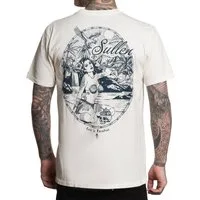 Sullen Clothing T-Shirt Secluded Beach Antique White