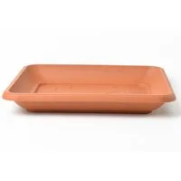 KAGM Blumentopfuntersetzer Untersetzer für Blumenkübel Blumentof Pflanztopf quadratisch, UV-beständig
