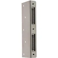 FEPS Schließblech Reparaturschließblech mit Schmutzkasten Edelstahl DIN rechts/links, (1x Reparaturschließblech 1x Hinterfütterung/Schmutzkasten), 17,00 × 5,08 × 2,11 cm