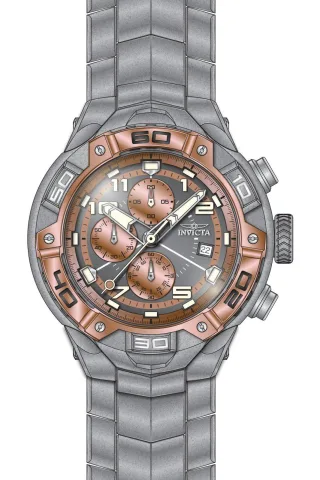 Invicta Speedway 49882 Herrenuhr - Quarzwerk - Edelstahl mit roségoldenem Zifferblatt - 50 mm