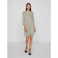 Vila Jerseykleid VININNY 3/4 O-NECK DRESS/LC Sommerkleid