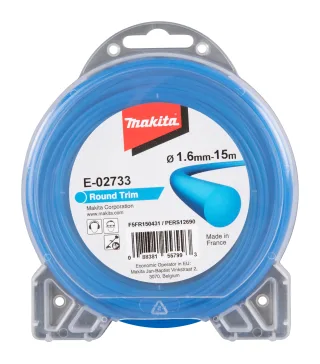 Makita Mähfaden rund 1,6 mm, Ø1,6 mm - 15 m - E-02733