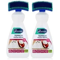 Dr. Beckmann 2x Dr. Beckmann Teppich Flecken-Bürste 650 ml - Mit Oxy-Kraft & Bio-Al Fleckentferner