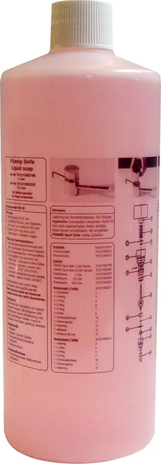 KWC Aquarotter Flüssigseife, 1 Liter-Flasche, organisch, 2030058103 2030058103